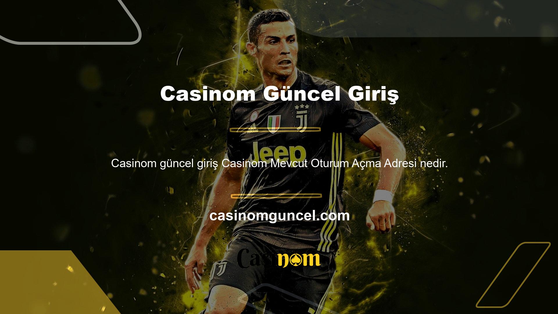 Casinom üyelerine mevcut sosyal medya giriş adreslerini sağlayacaktır